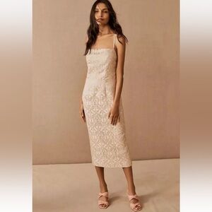 Anthropologie Sachin & Babi Melina Cream Midi Dress